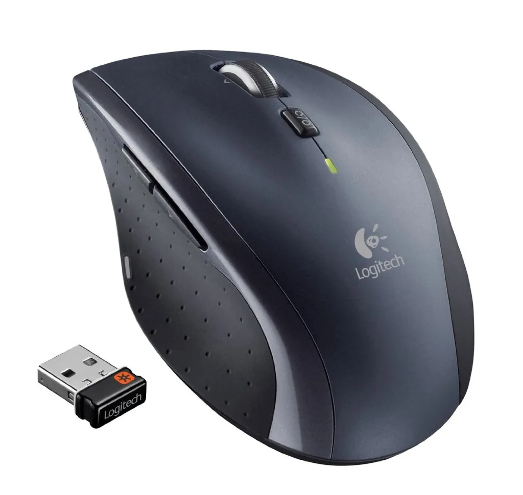 Мышь Logitech M705 Лазерная беспроводная 2 4 ГГц 1000 точек/дюйм для Windows 10/8/7 | Компьютеры и