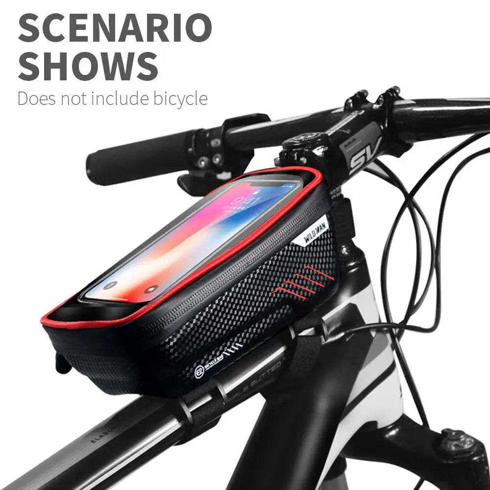 WILD MAN 2 Colors Touch Screen Bag Bicycle Front Frame Bag Bicycle Front Tube Bag Hot 2020 New Mountain Bike Cycling Waterproof
WILD MAN 2 Colors Touch Screen Bag Bicycle Front Frame Bag Bicycle Front Tube Bag Hot 2020 New Mountain Bike Cycling Waterproof