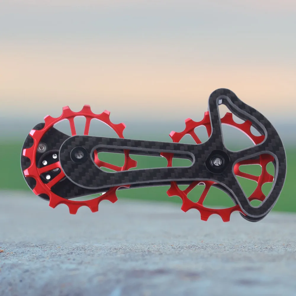 Wheel Rear Derailleur Ceramic Bearing MTB Road Bike Rear Derailleur Pulley Guide Wheel for 5800/5700/4600/4700/105 (Red)
Wheel Rear Derailleur Ceramic Bearing MTB Road Bike Rear Derailleur Pulley Guide Wheel for 5800/5700/4600/4700/105 (Red)