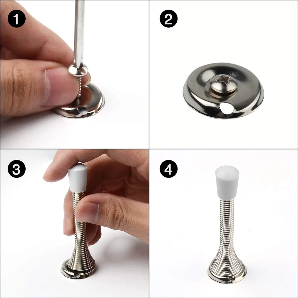 1 pc Spring Door Stopper Door Stop Wall Decorative Door Stopper Protect Doors & Wall Household Door Stopper
1 pc Spring Door Stopper Door Stop Wall Decorative Door Stopper Protect Doors & Wall Household Door Stopper