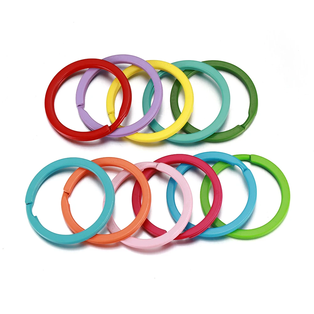 10pcs/lot 30mm Colorful Split Key Ring Round Blank Split Key Ring Holder for DIY Keychain Jewelry Making Accessories Supplies
10pcs/lot 30mm Colorful Split Key Ring Round Blank Split Key Ring Holder for DIY Keychain Jewelry Making Accessories Supplies