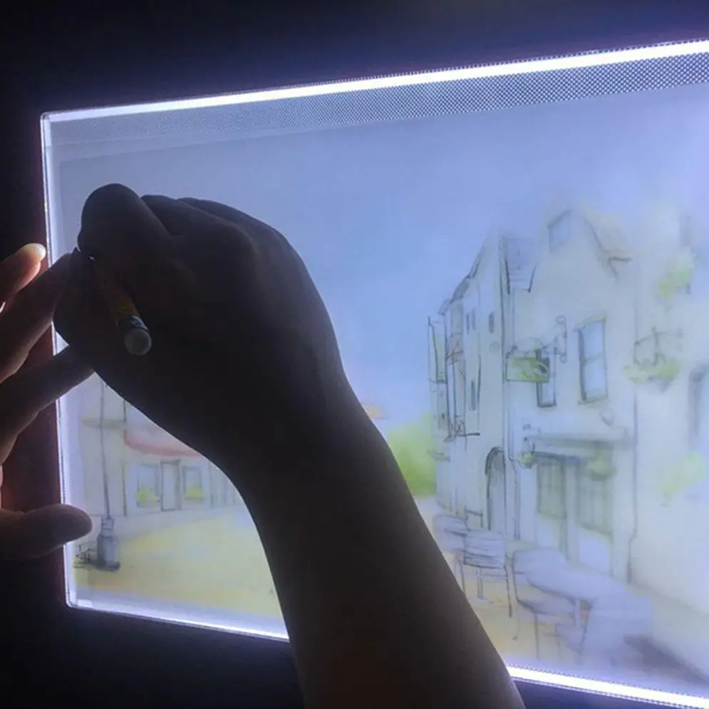 NEW A4 LED Light Pad Artist Light Box Table Tracing Drawing Board Pad Diamond Painting Embroidery Tools Stand Holder and Clips
NEW A4 LED Light Pad Artist Light Box Table Tracing Drawing Board Pad Diamond Painting Embroidery Tools Stand Holder and Clips