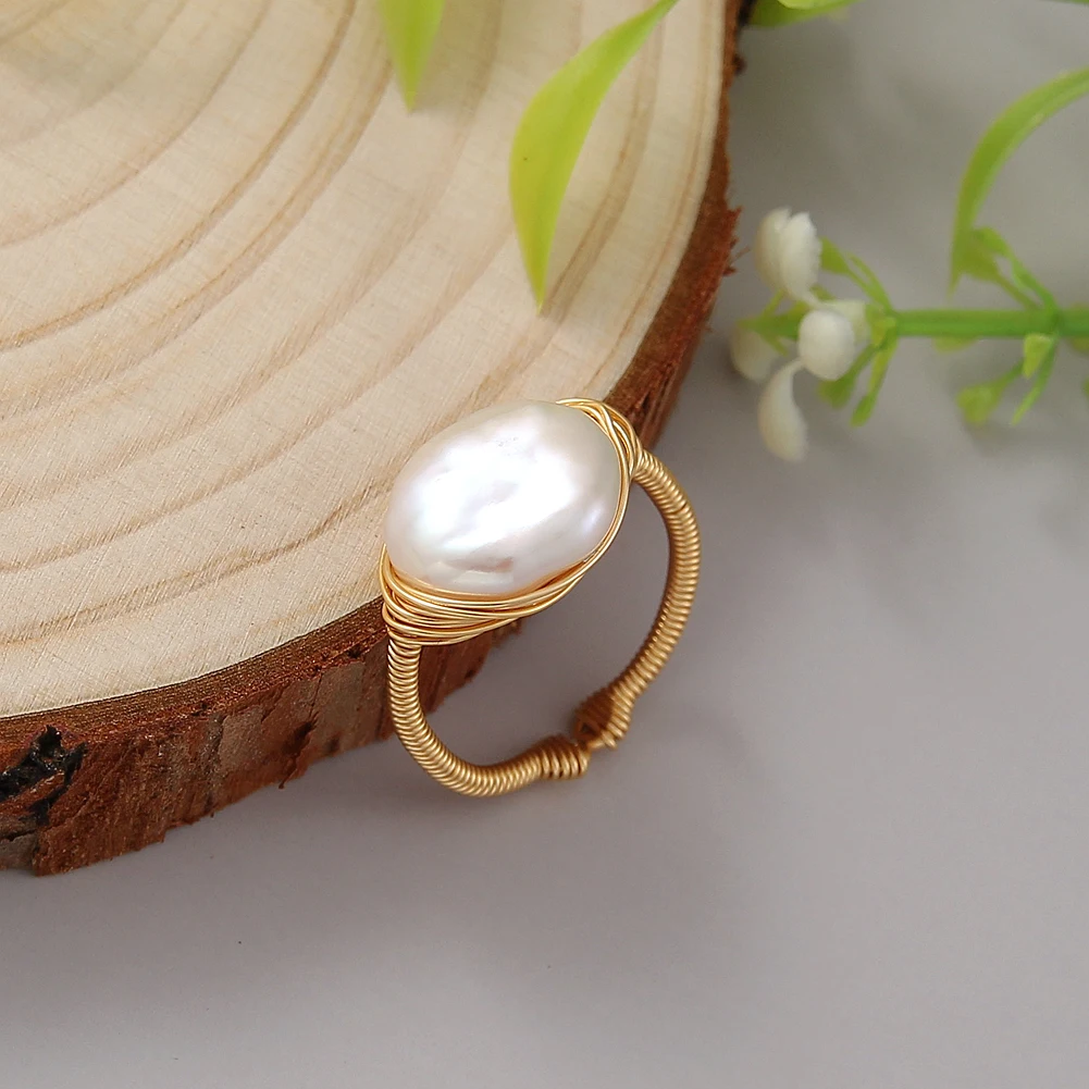 Coeufuedy Handmade Original Design Baroque Freshwater Pearl Rings For Women Gift Pearl Ring Jewelry Party Pearls Ring
Coeufuedy Handmade Original Design Baroque Freshwater Pearl Rings For Women Gift Pearl Ring Jewelry Party Pearls Ring