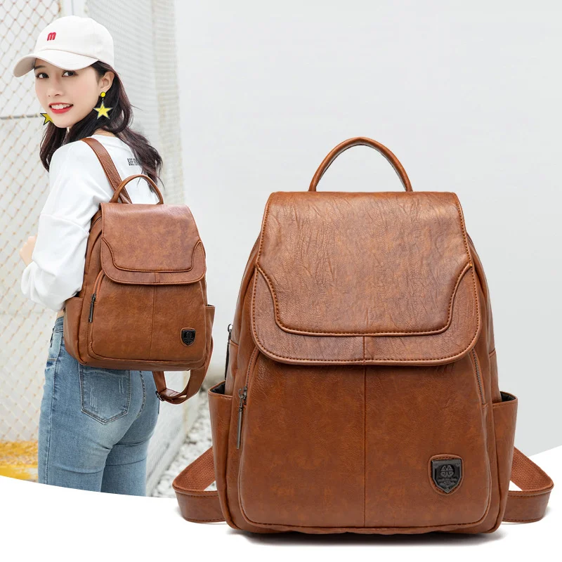Popular Vintage Designer 2021 Spring New Korean Schoolbag Spicy Backpack Women's Large Capacity Fashion Bag Women
Popular Vintage Designer 2021 Spring New Korean Schoolbag Spicy Backpack Women's Large Capacity Fashion Bag Women