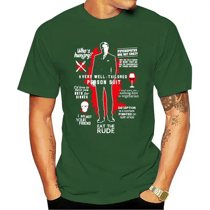 Black S-3xl Outdoor Wear Tee T-shirt Black Navy Cool Casual Pride T Shirt Men Unisex Fashion Summer T Shirt Hannibal Quotes
Black S-3xl Outdoor Wear Tee T-shirt Black Navy Cool Casual Pride T Shirt Men Unisex Fashion Summer T Shirt Hannibal Quotes