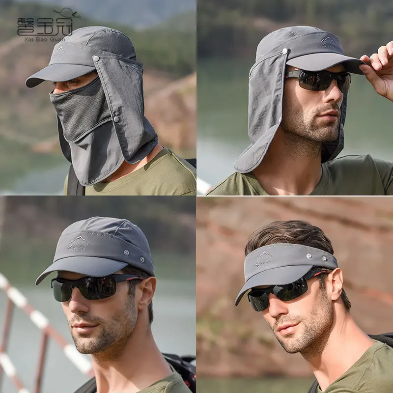 Multifunctional Sunshade Hat Outdoor Fishing Hat Men Sunscreen Hat Summer Quick Dry Hat Baseball Hat for Men
Multifunctional Sunshade Hat Outdoor Fishing Hat Men Sunscreen Hat Summer Quick Dry Hat Baseball Hat for Men