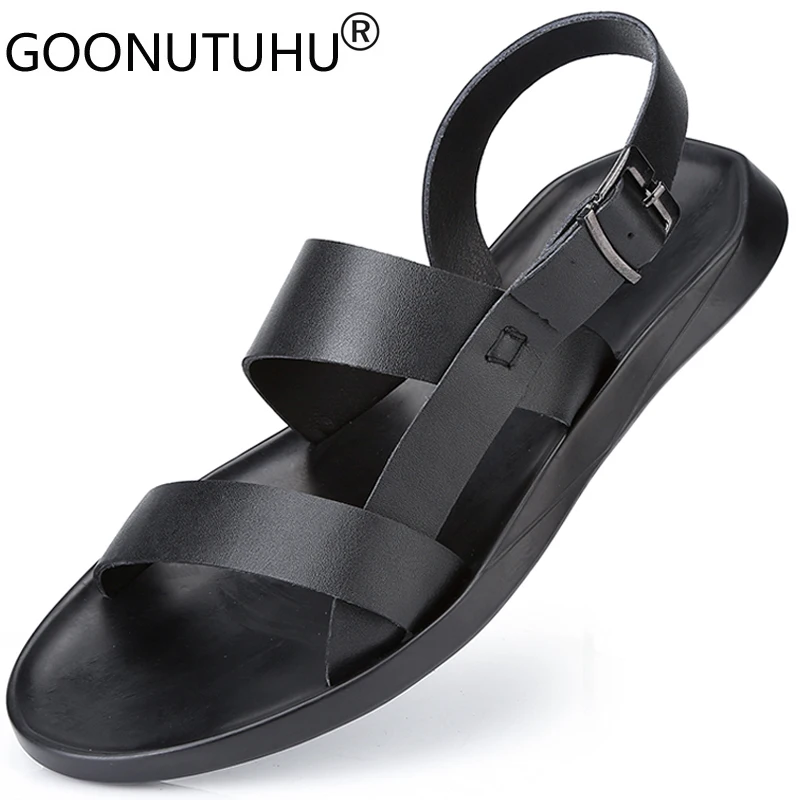 2022 New Men's Summer Sandals Genuine Leather Fashion Shoes Leather Sandals Men Casual Beach Outdoor Sandals For Men Black Shoe
2022 New Men's Summer Sandals Genuine Leather Fashion Shoes Leather Sandals Men Casual Beach Outdoor Sandals For Men Black Shoe