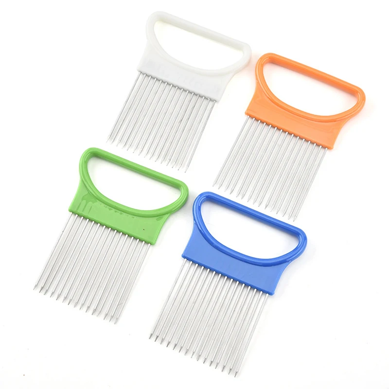 2021 New Shrendders & Slicers Tomato Onion Vegetables Slicer Cutting Aid Holder Guide Slicing Cutter Safe Fork Dropshipping
2021 New Shrendders & Slicers Tomato Onion Vegetables Slicer Cutting Aid Holder Guide Slicing Cutter Safe Fork Dropshipping