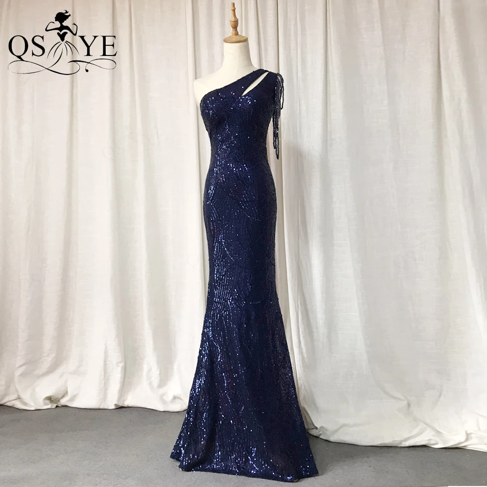 Sparkle Navy Prom Dresses 2021 Sequin One Shoulder Mermaid Evening Gown Beading Straps Sequin Pattern Formal Party Gown Blue New
Sparkle Navy Prom Dresses 2021 Sequin One Shoulder Mermaid Evening Gown Beading Straps Sequin Pattern Formal Party Gown Blue New