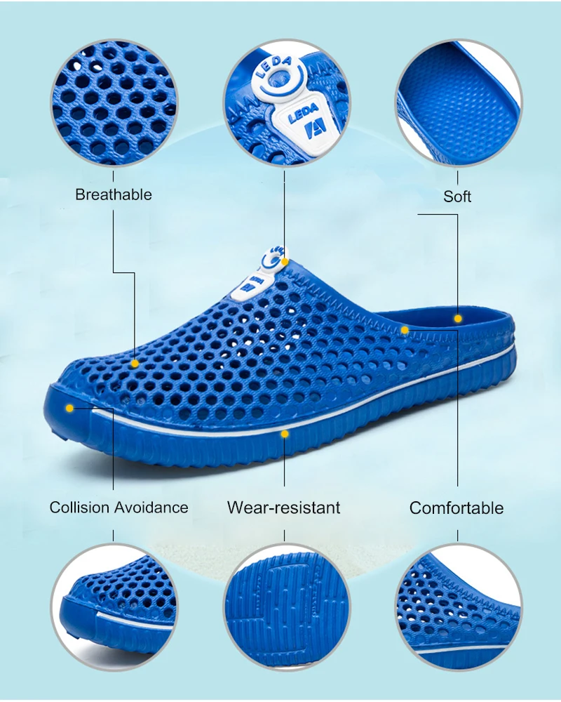 Newbeads Crocks Sandals Garden Shoes Summer Men and Women Hole Shoes Couple Beach Flat Sandals Unisex Casual Crocse Slippers 
Newbeads Crocks Sandals Garden Shoes Summer Men and Women Hole Shoes Couple Beach Flat Sandals Unisex Casual Crocse Slippers