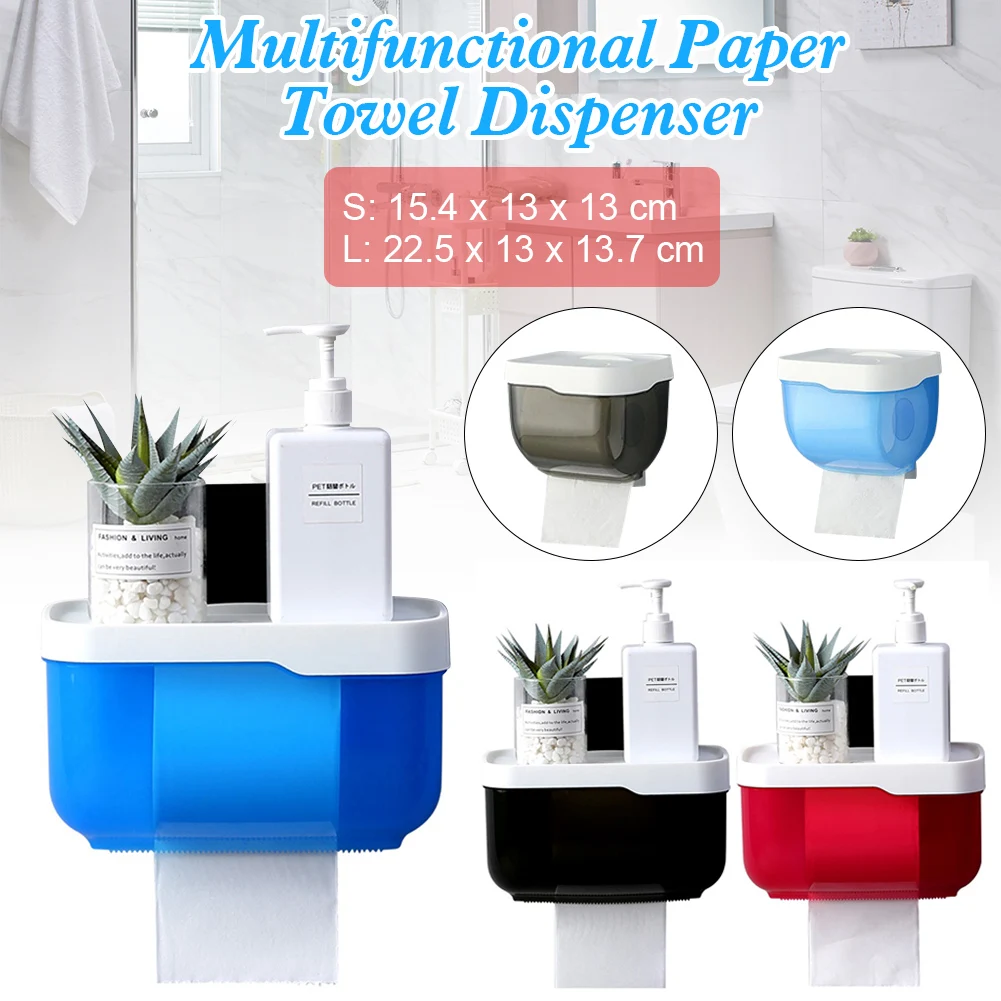 Waterproof Toilet Paper Holder For Toilet Paper Towel Holder Bathroom Dispenser Storage Box Toilet Roll Holder Wall Mounted CSV
Waterproof Toilet Paper Holder For Toilet Paper Towel Holder Bathroom Dispenser Storage Box Toilet Roll Holder Wall Mounted CSV