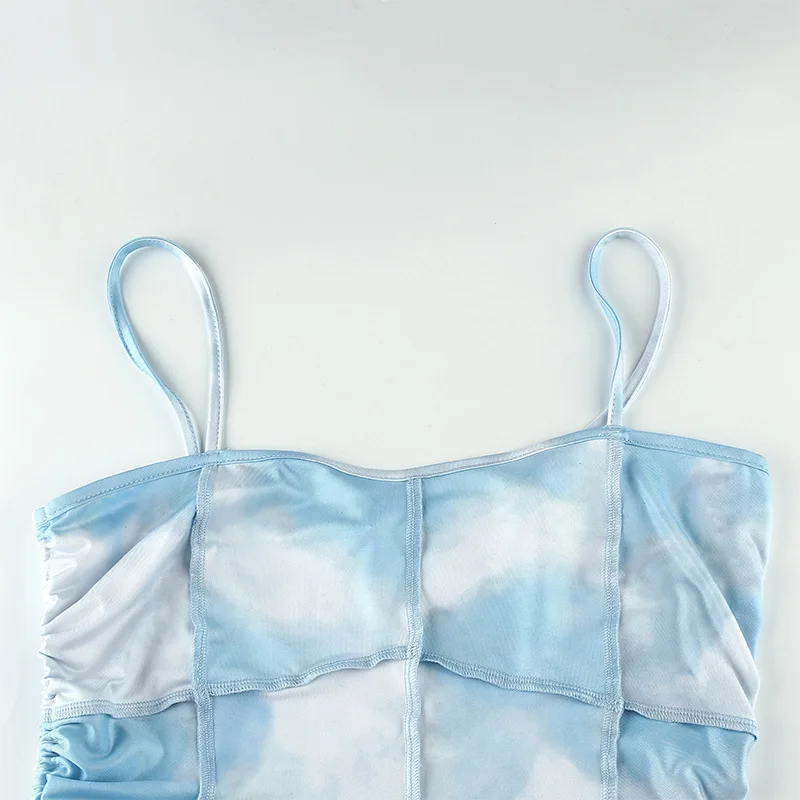 Women Sexy Backless Tie Dye Low-cut One-step Dress Sleeveless Dress Drawstring dress Clubwear Party Dress 2020 New
Women Sexy Backless Tie Dye Low-cut One-step Dress Sleeveless Dress Drawstring dress Clubwear Party Dress 2020 New