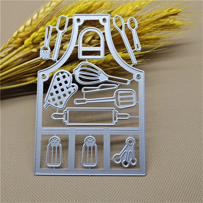 Kitchen Apron Cutting Mold DIY Lightweight Durable Easy Operation Long Lasting Best Gift for Children Cutting Dies Scrapbooking 
Kitchen Apron Cutting Mold DIY Lightweight Durable Easy Operation Long Lasting Best Gift for Children Cutting Dies Scrapbooking