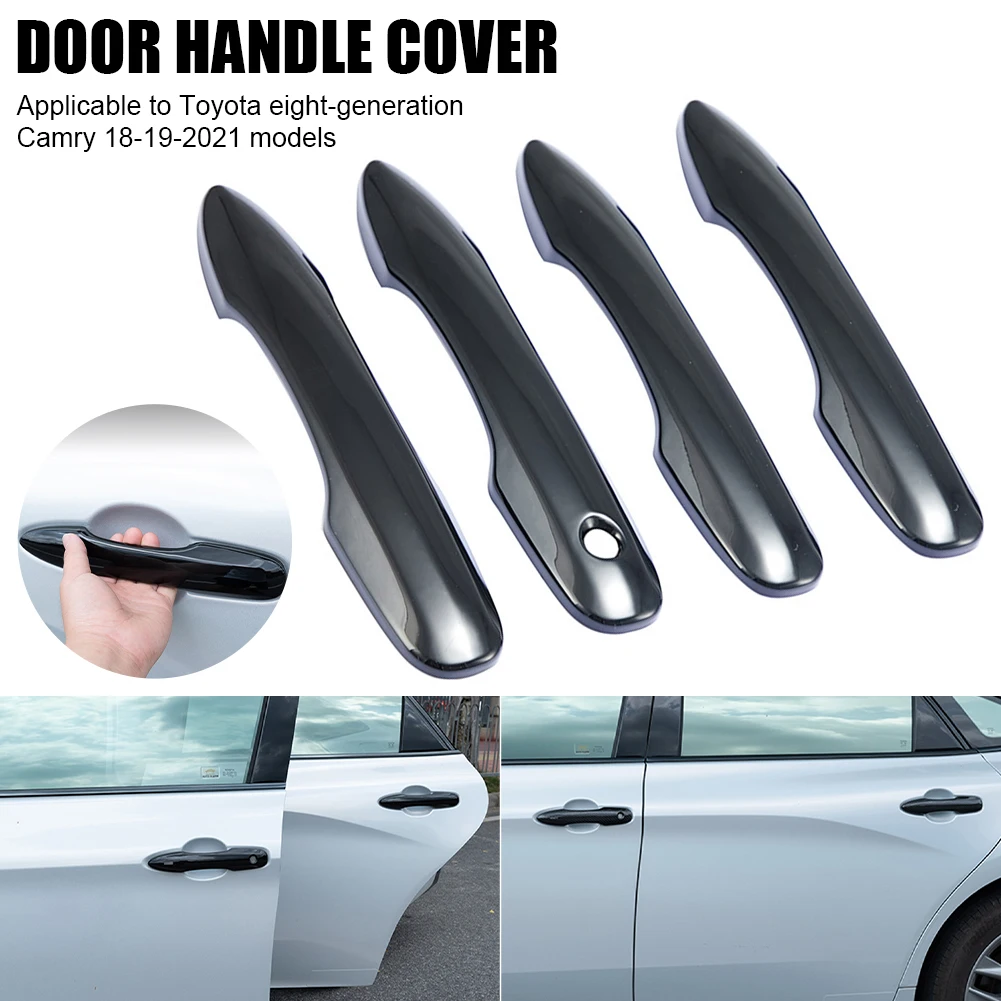 4Pcs Car Door Handle Cover Protector Black ABS Exterior Door Handle Cover Trim Sticker for 2018-2019 Toyota Camry Corolla Levin
4Pcs Car Door Handle Cover Protector Black ABS Exterior Door Handle Cover Trim Sticker for 2018-2019 Toyota Camry Corolla Levin