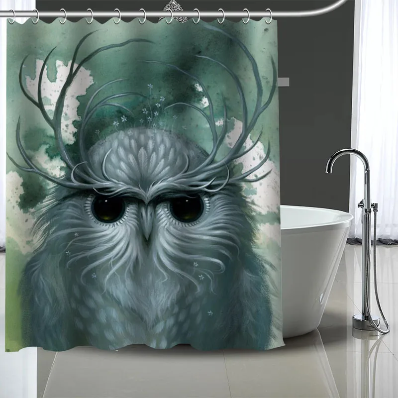 Waterproof Shower Curtain Can Be Customized Owl Art Bathroom Shower Bath Supplies Polyester Shower Curtain With Hooks
Waterproof Shower Curtain Can Be Customized Owl Art Bathroom Shower Bath Supplies Polyester Shower Curtain With Hooks