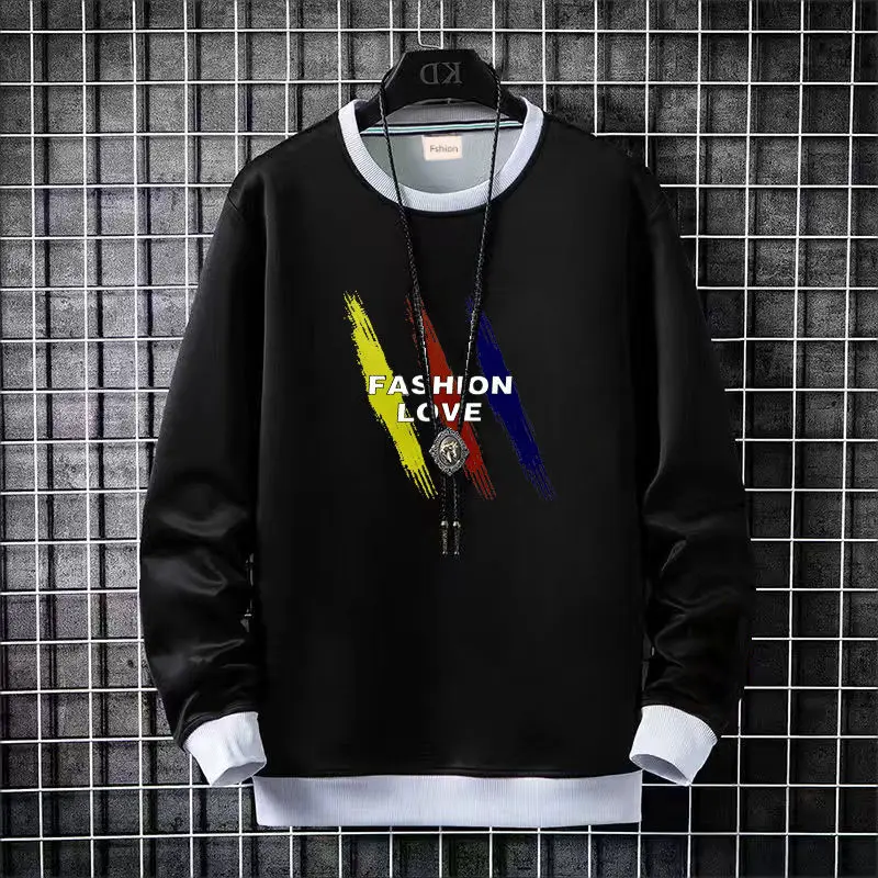 2021 spring and autumn new Pullover Sweater men's Korean long sleeve T-shirt boys' and young students' trend handsome coat
2021 spring and autumn new Pullover Sweater men's Korean long sleeve T-shirt boys' and young students' trend handsome coat