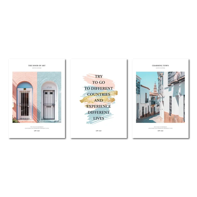 Nordic Modern Home Decor Painting Creative English Landscape Architectural Minimalist Canvas Painting Decor For LivingRoom Porch
Nordic Modern Home Decor Painting Creative English Landscape Architectural Minimalist Canvas Painting Decor For LivingRoom Porch