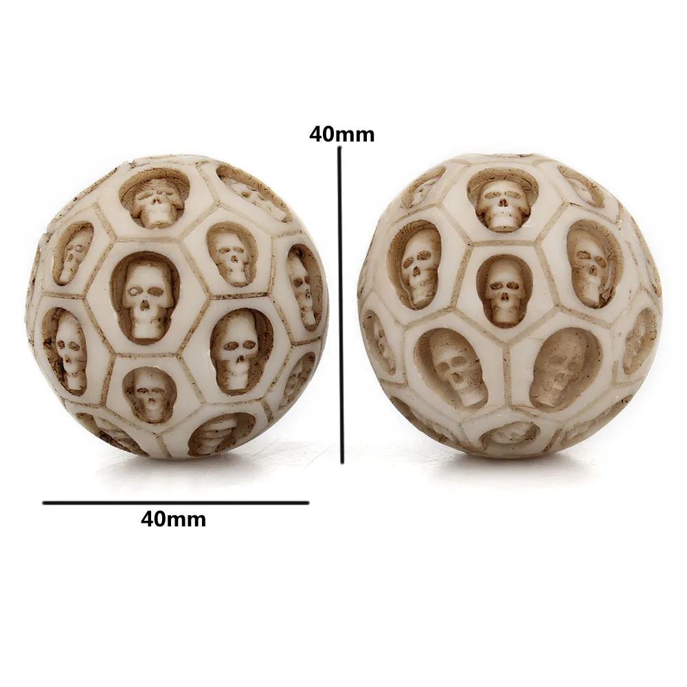 2 pcs Resin Craft Human Skull Statue Creative Hand Turn Health Ball Statue Sculpture Gift Horror massage Sports Ball
2 pcs Resin Craft Human Skull Statue Creative Hand Turn Health Ball Statue Sculpture Gift Horror massage Sports Ball