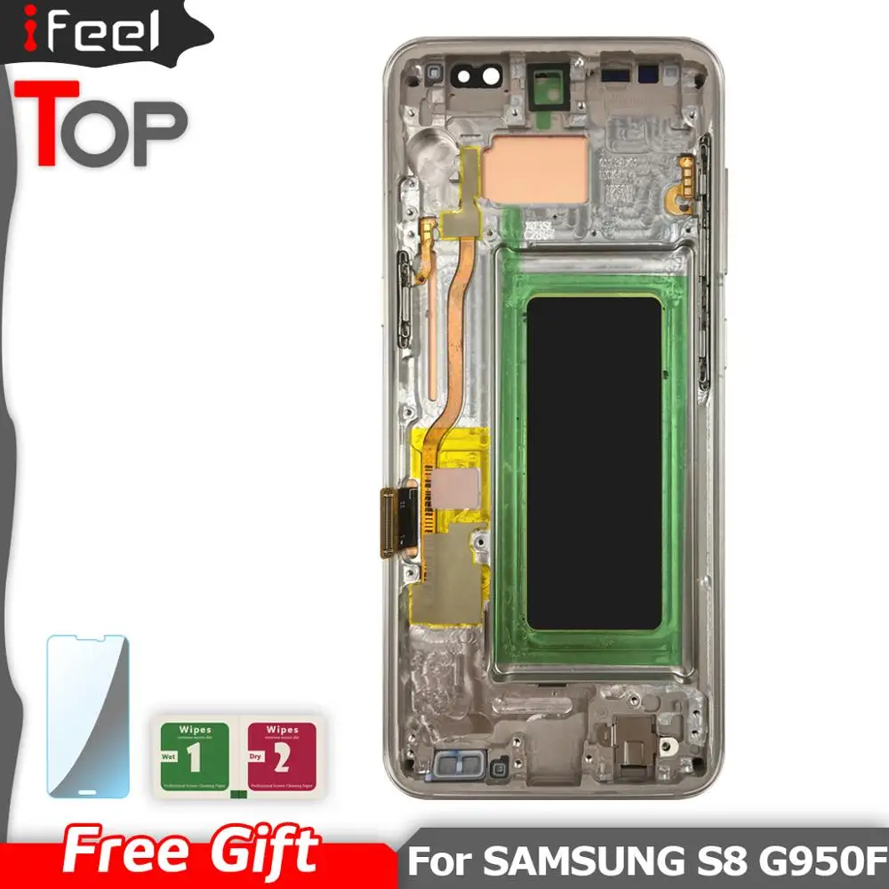 ЖК-дисплей для Samsung Galaxy S8 plus G950 G950F G955fd G955F G955 с сенсорным экраном и цифровым