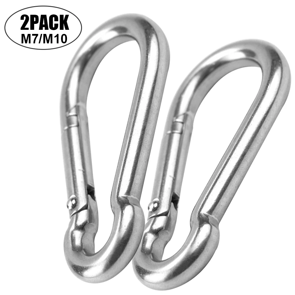 2PCS Outdoor Carabiner Clip Heavy Duty Climbing Hook Buckle Stainless Steel Carabiner Clip Camping Kits Sports Rope Buckle
2PCS Outdoor Carabiner Clip Heavy Duty Climbing Hook Buckle Stainless Steel Carabiner Clip Camping Kits Sports Rope Buckle