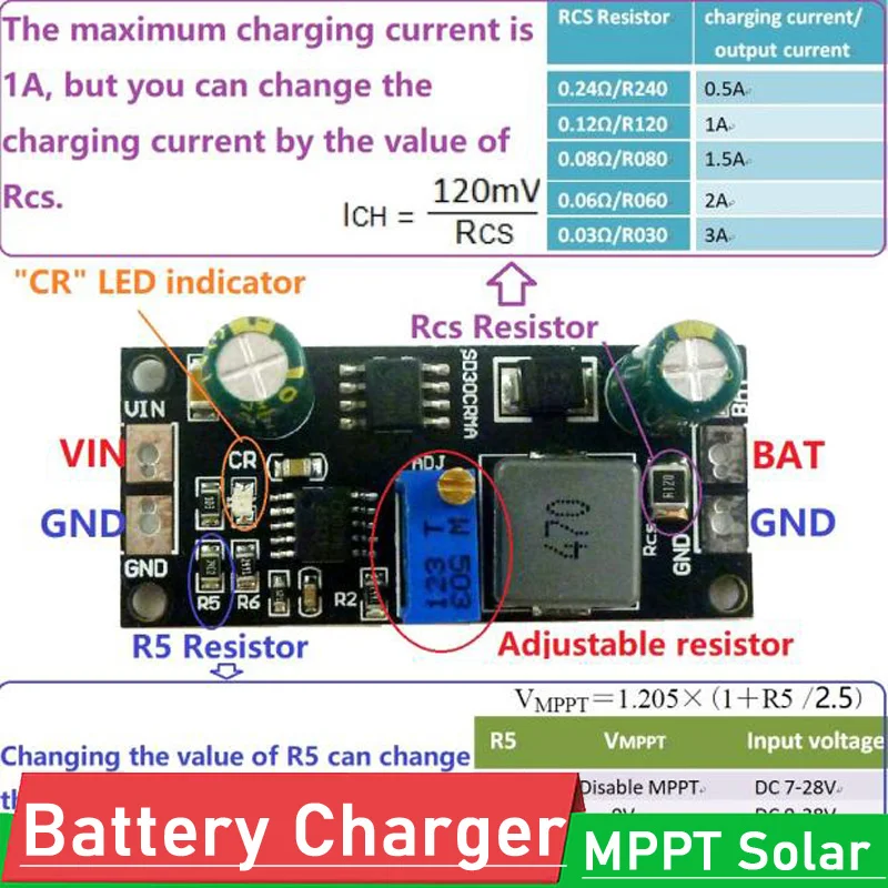 9V 12V 18V MPPT Solar Controller Battery Charger Module 1A 3.2V 3.7V 3.8V 7.4V 11.1V 14.8V LiFePO4 Li-ion Lithium CELL Charging
9V 12V 18V MPPT Solar Controller Battery Charger Module 1A 3.2V 3.7V 3.8V 7.4V 11.1V 14.8V LiFePO4 Li-ion Lithium CELL Charging