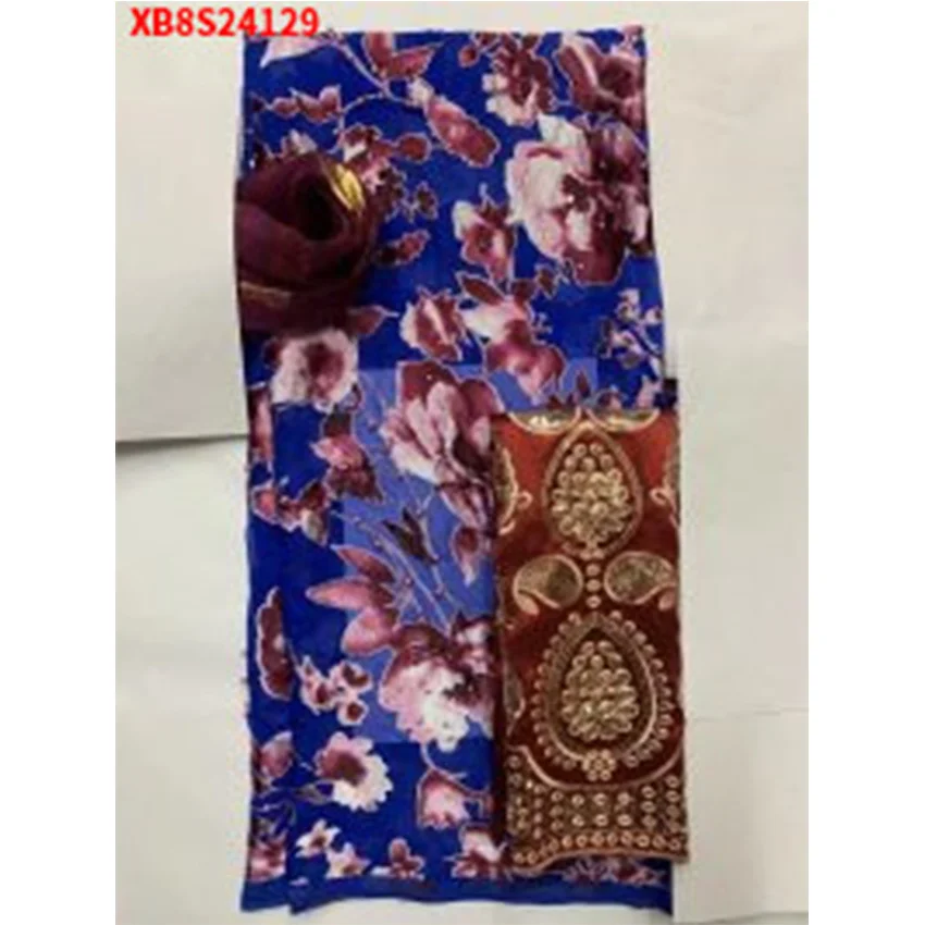 Bright African French Three piece set 2Y (scarf) + 3.65y (clothes) + 2Y (skirt) Cloth Nigerian Lace Fabric Party Dress XB8S2412
Bright African French Three piece set 2Y (scarf) + 3.65y (clothes) + 2Y (skirt) Cloth Nigerian Lace Fabric Party Dress XB8S2412