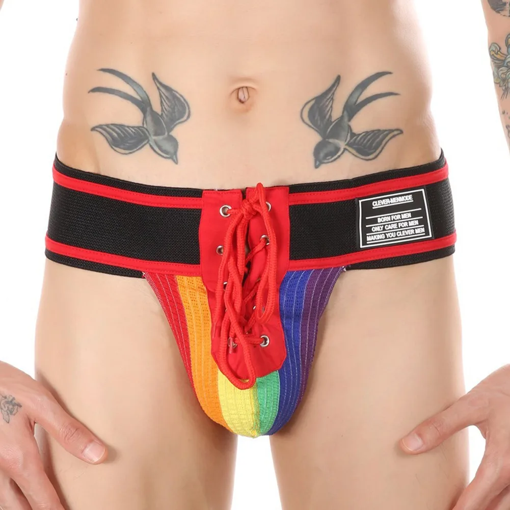 Men Sexy Briefs Lace Up Panties Jock Strap Boxer Thongs Pouch Underwear G-string Fashion Underpants Funny Hip Hole Bottom Shorts
Men Sexy Briefs Lace Up Panties Jock Strap Boxer Thongs Pouch Underwear G-string Fashion Underpants Funny Hip Hole Bottom Shorts