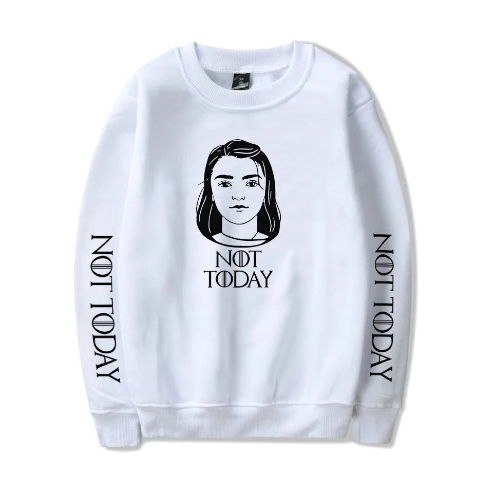 Модный бренд Aikooki Горячая новинка Arya Stark Not Today свитшот для мужчин/женщин с круглым