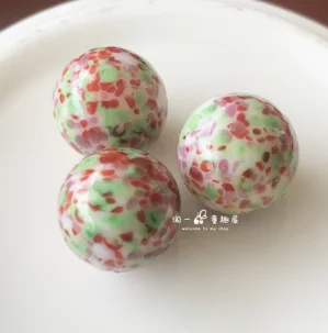 

1.6cm Marbles polychromatic patterned glass ball spinning patterned glass ball giving gifts to kindergarten