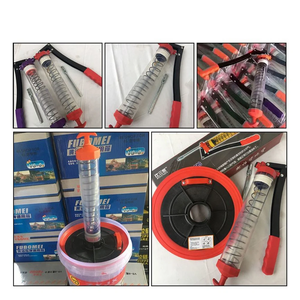 40cm Manual Grease Gun Kit Portable 600cc Self-venting Transparent Tie Rod Chain Lubricator Car Trailer Forklift Repair Tool
40cm Manual Grease Gun Kit Portable 600cc Self-venting Transparent Tie Rod Chain Lubricator Car Trailer Forklift Repair Tool