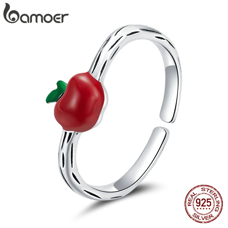 bamoer Enamel Red Apples Open Finger Rings Tree Lines 925 Sterling Silver for Women Open Adjustable Ring Flexible Jewelry SCR708
bamoer Enamel Red Apples Open Finger Rings Tree Lines 925 Sterling Silver for Women Open Adjustable Ring Flexible Jewelry SCR708