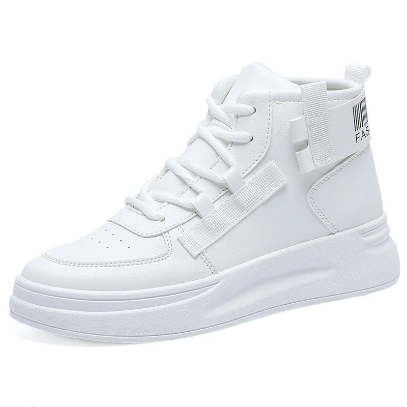 New autumn and winter women's high-top sneakers simple and fashionable plus velvet high-top thick-soled casual sneakers
New autumn and winter women's high-top sneakers simple and fashionable plus velvet high-top thick-soled casual sneakers