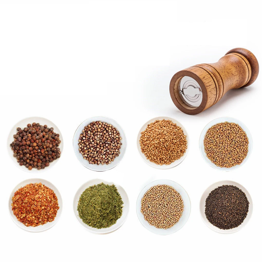 2pcs 8" Manual Pepper Grinder Oak Wood Salt And Pepper Mill Multi-purpose Cruet Kitchen Tool With Ceramic Grinder
2pcs 8" Manual Pepper Grinder Oak Wood Salt And Pepper Mill Multi-purpose Cruet Kitchen Tool With Ceramic Grinder