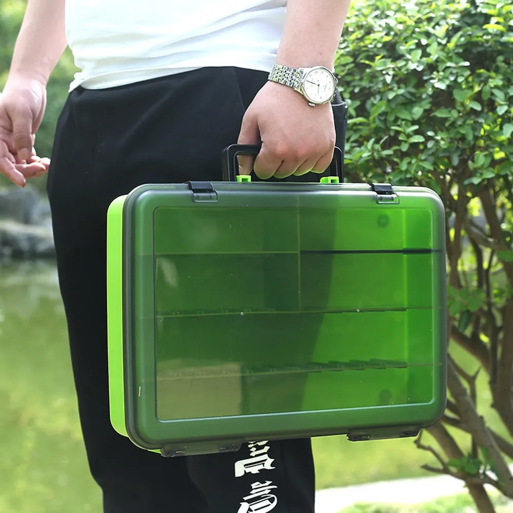 Multifunction Fishing Tackle Box Storage Box Green/Yellow Large-Capacity Fishing Bait Tool Box Fishing Equipment
Multifunction Fishing Tackle Box Storage Box Green/Yellow Large-Capacity Fishing Bait Tool Box Fishing Equipment