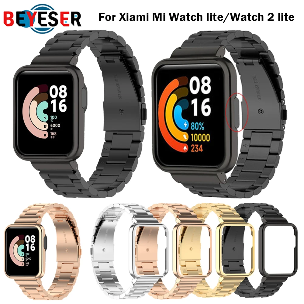 Bracelets For Xiaomi Mi Watch 2 Lite Metal Strap Stainless Steel Mesh Watch Band with Case For Redmi Watch 2 Correa Accessories
Bracelets For Xiaomi Mi Watch 2 Lite Metal Strap Stainless Steel Mesh Watch Band with Case For Redmi Watch 2 Correa Accessories