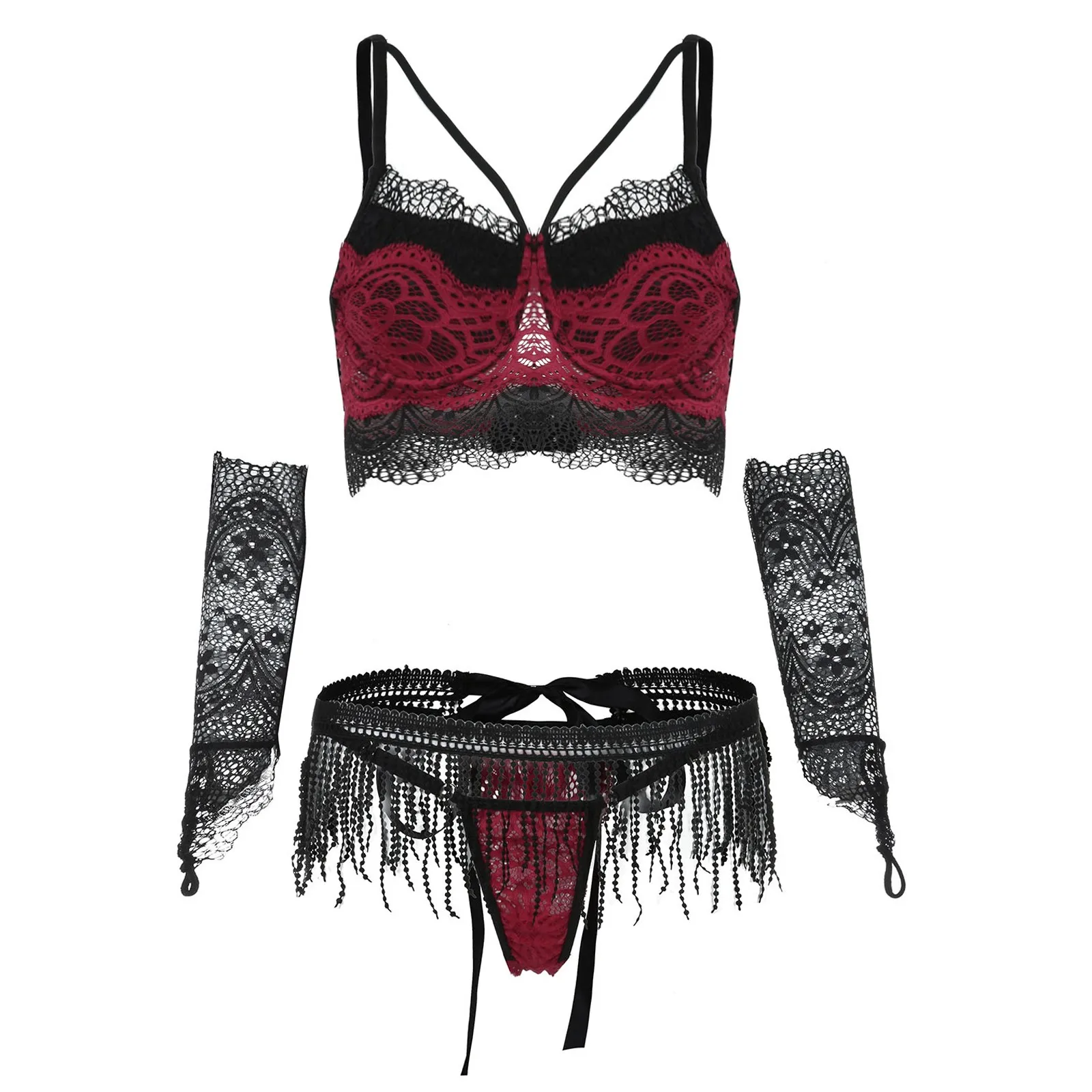 Women Underwear Set Push Up Bra Erotic Lingerie Tassel Thong Briefs 2 Piece Set Women Sexy Lingerie Set Sensual Mujer
Women Underwear Set Push Up Bra Erotic Lingerie Tassel Thong Briefs 2 Piece Set Women Sexy Lingerie Set Sensual Mujer
