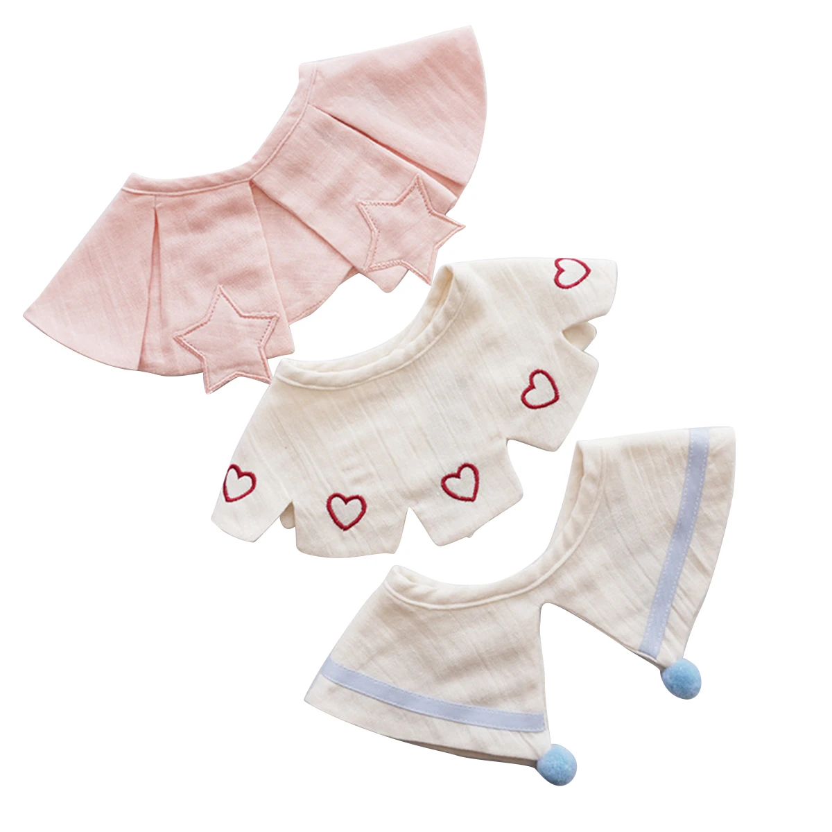 Fashion Baby Bib For Newborns Soft Cotton Bandana Bibs 360 Degree Burp Cloths For Feeding Kids Scarf Collar Baby Staff 3Pcs Set
Fashion Baby Bib For Newborns Soft Cotton Bandana Bibs 360 Degree Burp Cloths For Feeding Kids Scarf Collar Baby Staff 3Pcs Set