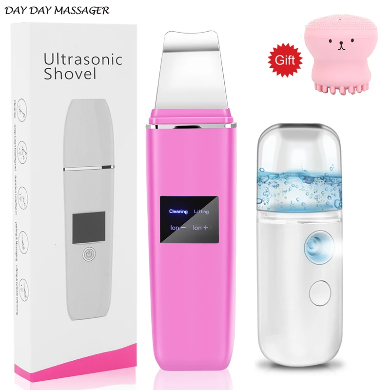 Ultrasonic Skin Scrubber Deep Face Cleaning Machine Blackhead removal Peeling Shovel Facial Pore Cleaner Face Lifting Peeling
Ultrasonic Skin Scrubber Deep Face Cleaning Machine Blackhead removal Peeling Shovel Facial Pore Cleaner Face Lifting Peeling