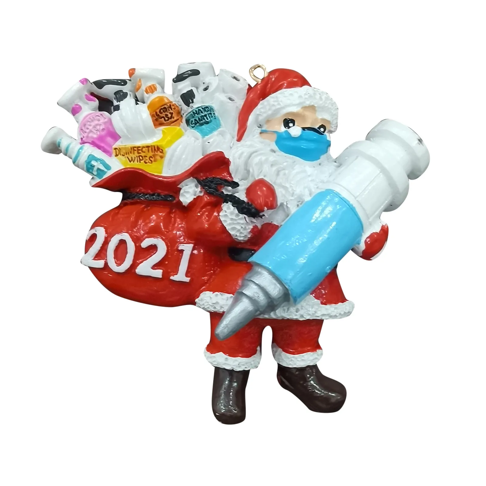 2021 Quarantine Christmas Best Wishes Party Decoration Gift Santa Claus With Mask Personalized Xmas Tree Ornament Navidad
2021 Quarantine Christmas Best Wishes Party Decoration Gift Santa Claus With Mask Personalized Xmas Tree Ornament Navidad
