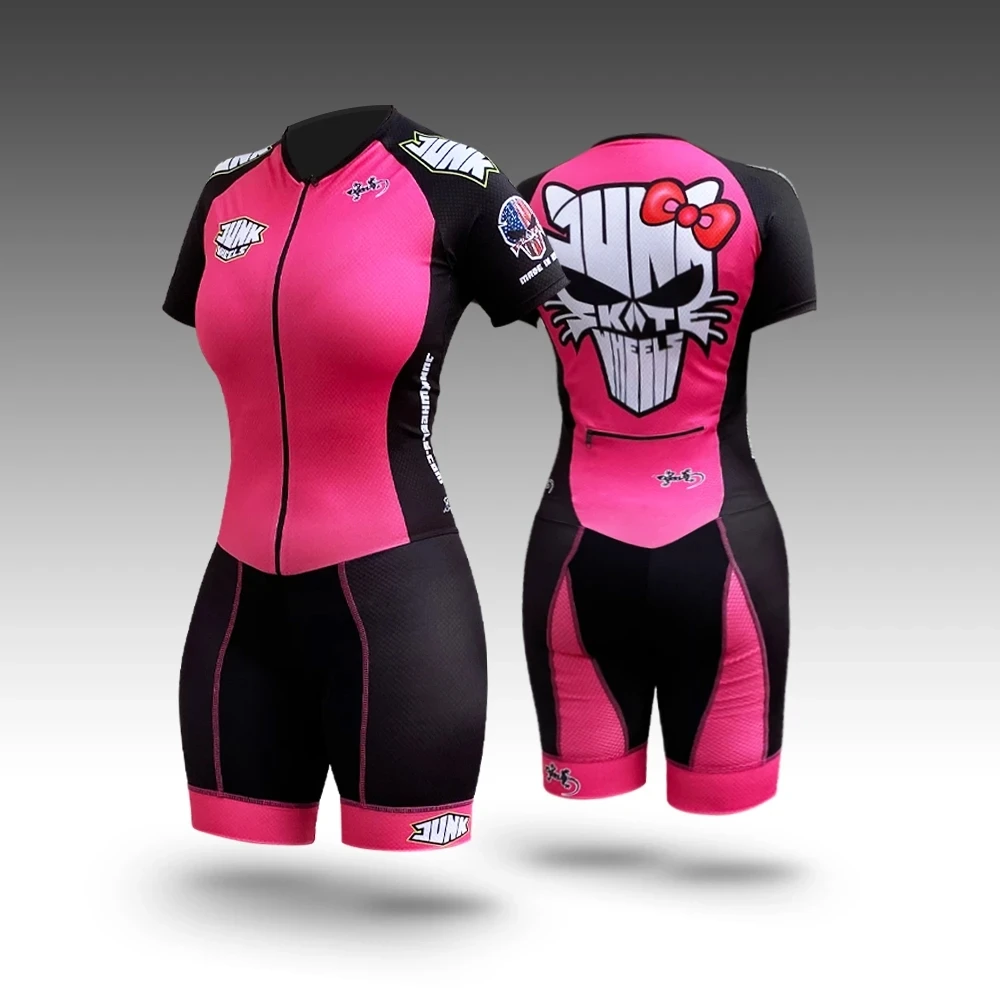 JUNK Wheels Racing Suit Short Sleeve Suit Triathlon Mens Speed Inline Roller Skate Skinsuit Kit Fast Skating Clothing Usa
JUNK Wheels Racing Suit Short Sleeve Suit Triathlon Mens Speed Inline Roller Skate Skinsuit Kit Fast Skating Clothing Usa