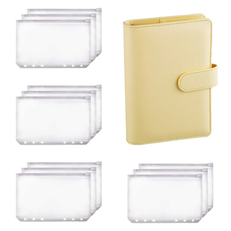 A6 Binder Planner Notebook Binder and 12 Pieces 6 Hole Binder Zipper Folder,Binder Pockets Cash Envelope Wallet
A6 Binder Planner Notebook Binder and 12 Pieces 6 Hole Binder Zipper Folder,Binder Pockets Cash Envelope Wallet
