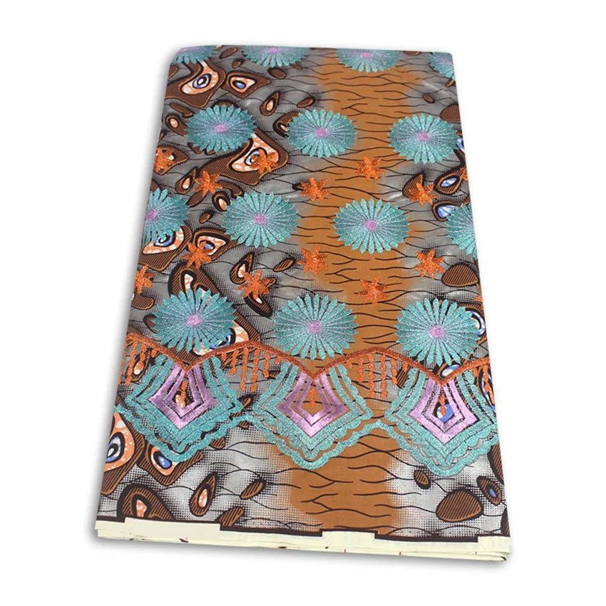 African Embroidery Prints Batik Pagne Real sequin Wax Fabric Sewing Wedding Dress
African Embroidery Prints Batik Pagne Real sequin Wax Fabric Sewing Wedding Dress
