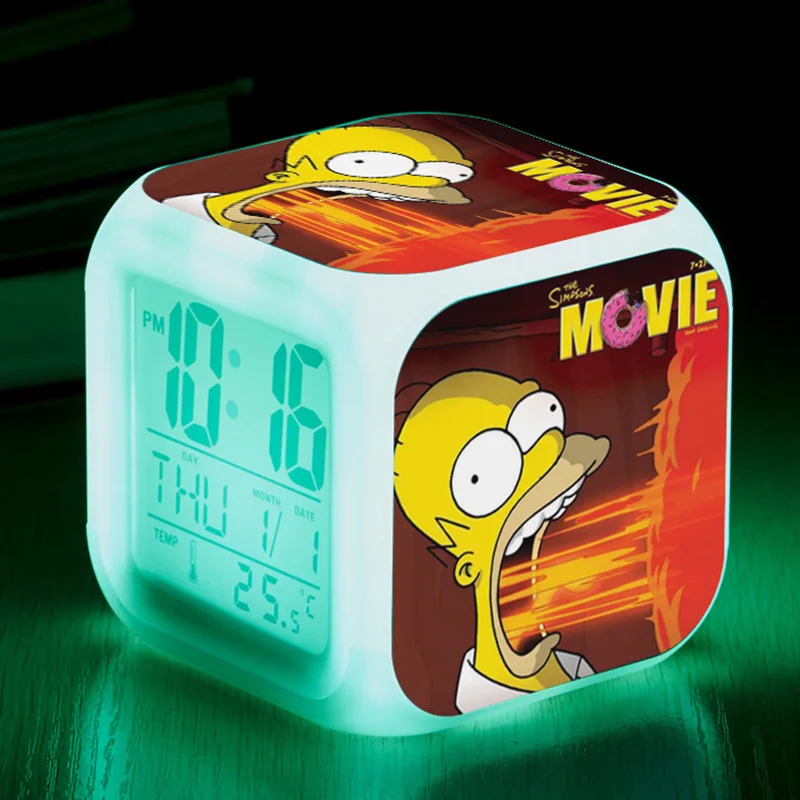 Color Changing Alarm Clock LED Digital Clock Light Glowing Kids Desk Clock Children's Gifts Home Accessories Cute Ornaments
Color Changing Alarm Clock LED Digital Clock Light Glowing Kids Desk Clock Children's Gifts Home Accessories Cute Ornaments