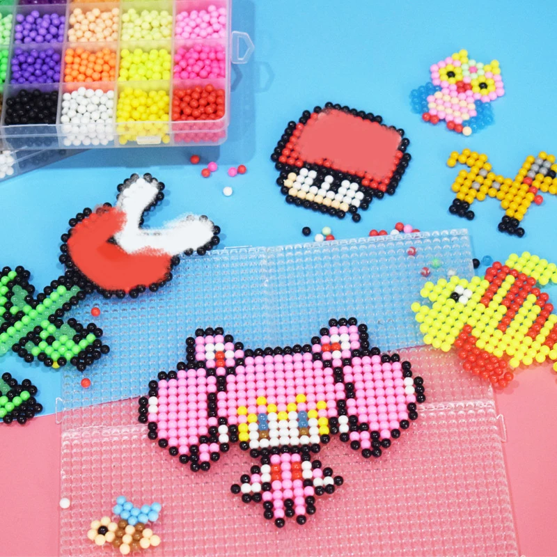 5200pcs 24 colors Refill Bead Handicrafts DIY Water Spray Bead Set Ball Games 3D Handmade Magic Toys for Children
5200pcs 24 colors Refill Bead Handicrafts DIY Water Spray Bead Set Ball Games 3D Handmade Magic Toys for Children