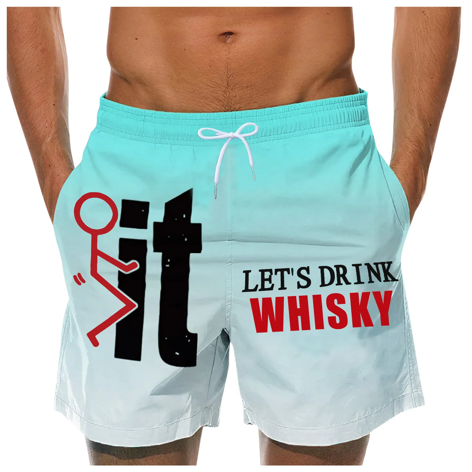 Gradient Men’s Board Shorts Drawstring Casual Swimwear it let's drink whisky Letter Printed Beach Work Shorts Swim Men Short
Gradient Men’s Board Shorts Drawstring Casual Swimwear it let's drink whisky Letter Printed Beach Work Shorts Swim Men Short