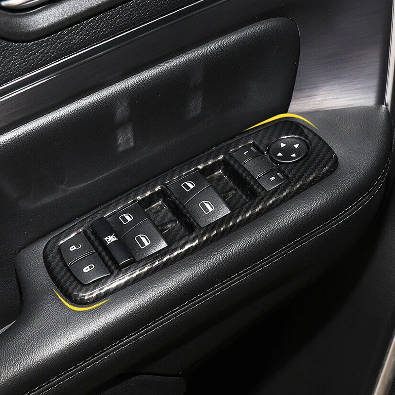 Car Interior Accessories Window Lift Switch Panel Trim Frame Cover Bezels Carbon Sliver Red Stickers For Dodge Charger 2011~2019
Car Interior Accessories Window Lift Switch Panel Trim Frame Cover Bezels Carbon Sliver Red Stickers For Dodge Charger 2011~2019