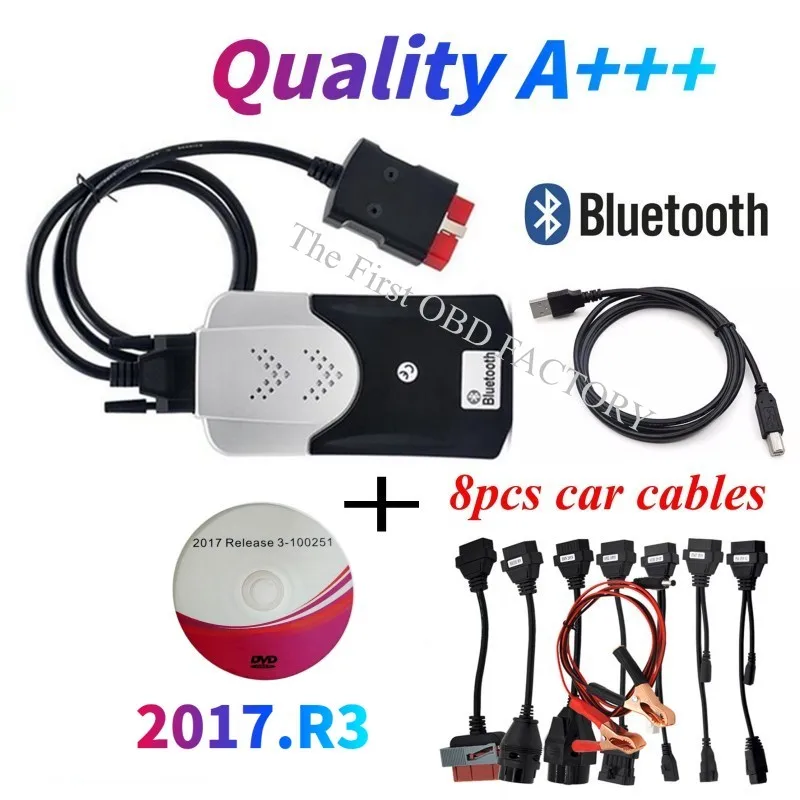 2021 лучший новый VCI 2017.R3 с KEYGEN VD DS150E cdp pro bluetooth для белобочка obd2 Автомобиль Грузовик