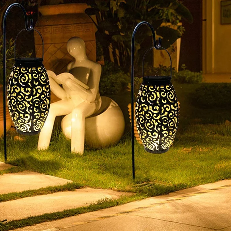 Solar Lanterns Outdoor Hanging, 2 Pack Solar Lights Outdoor Decorative, Cylinder Night Light Tree Lanterns 
Solar Lanterns Outdoor Hanging, 2 Pack Solar Lights Outdoor Decorative, Cylinder Night Light Tree Lanterns