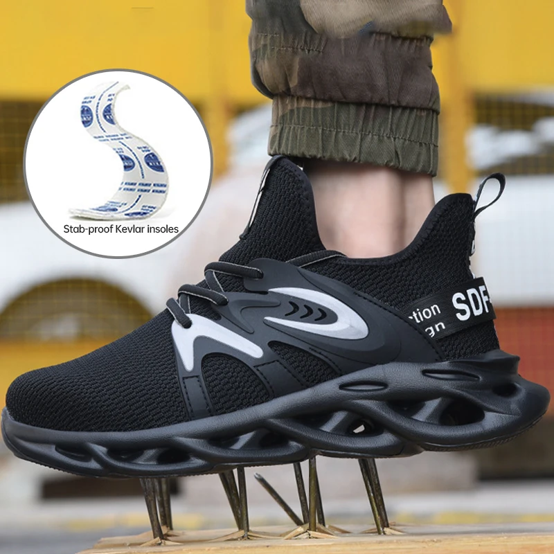 Work Safety Shoes Steel Toe Sneakers Anti-smash Men Boots Work Shoes Work Boots Light Anti-puncture Construction Indestructible
Work Safety Shoes Steel Toe Sneakers Anti-smash Men Boots Work Shoes Work Boots Light Anti-puncture Construction Indestructible