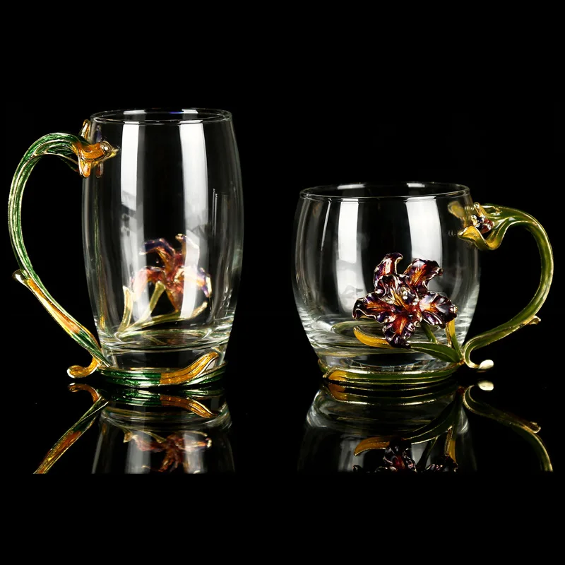 Household Iris Enamel Cup Flower Tea Cup Transparent Water Cup Business Creative Gift Tea Set Coffee Cup Coffee Mugs
Household Iris Enamel Cup Flower Tea Cup Transparent Water Cup Business Creative Gift Tea Set Coffee Cup Coffee Mugs